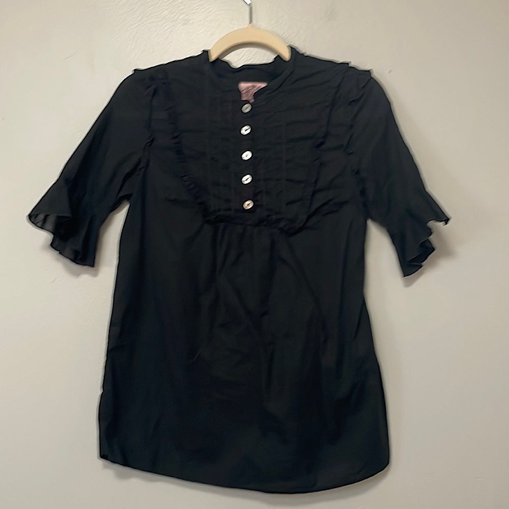 Juicy Couture black blouse. Size 4 lightweight.